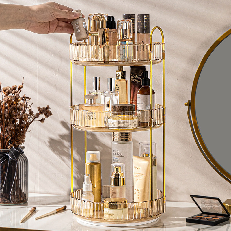 Luxury Skincare And Makeup Brands - 1 pz Scatola porta cosmetici girevole